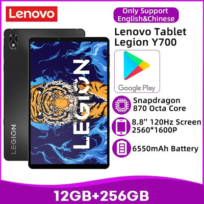 Lenovo LEGION Y700 Gaming Tablet 2022 8.8inch 6550mAh 45W Charging 2560x1600 One Handed