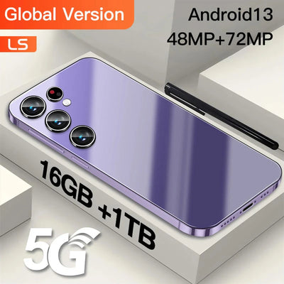 New S23 Ultra 5g Smartphone 7.0Inch 4G telefone 6800mAh 16G+1TB Cell phones HD Camera 5G Unlock Android 13 Mobile Phones