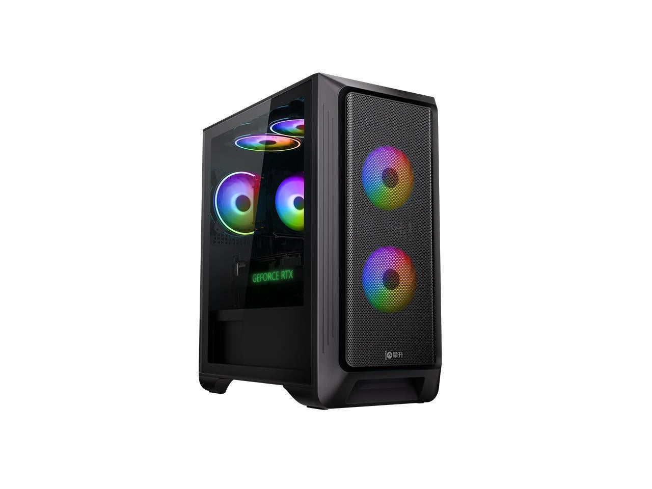 IPASON G2 Gaming Computer Ryzen 5 5600(6 core 3.4GHz)-NVIDIA RTX4060Ti-16GB DDR4 3200MHz-1TB M.2 NVMe-650W Desktop Assembly PC