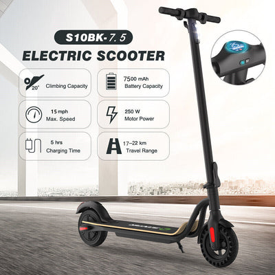 7.5AH Adult Electric Scooter Foldable Max Speed 250W Motor E-Scooter Used